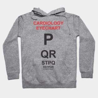 Cardiology Eyechart Hoodie